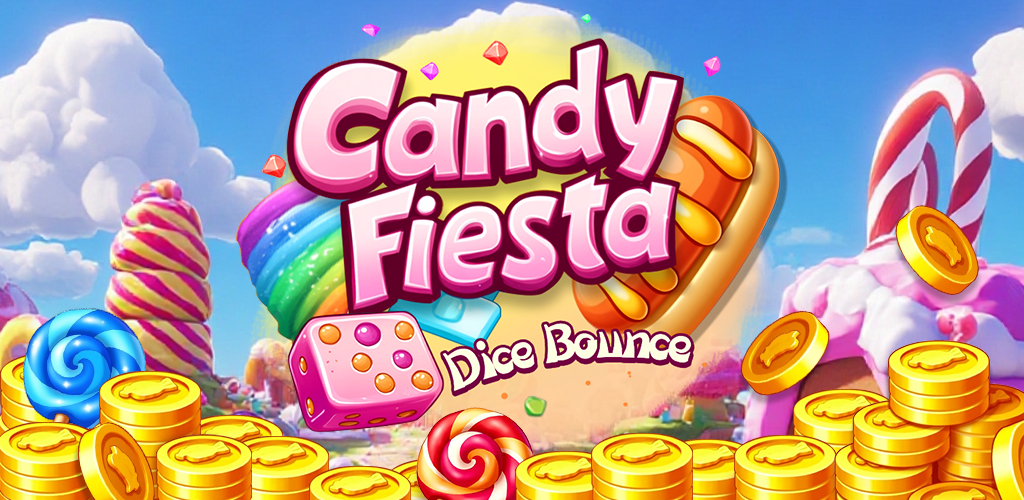 Candy Fiesta Dice Bounce Banner